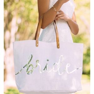 Bride canvas bag